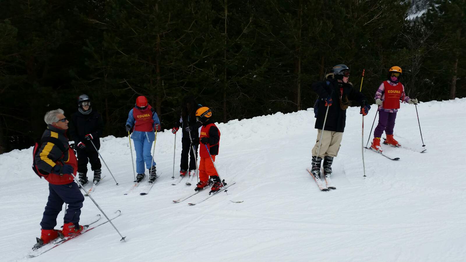 Vacaciones Escolares 2015. Curso de ski. Clases de esquí grupo a