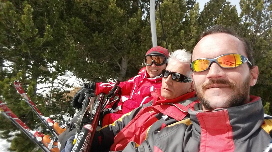 Esquiando en Andorra Grandvalira