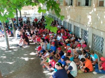 Grupos de niños Campamento de verano en Salamanca.