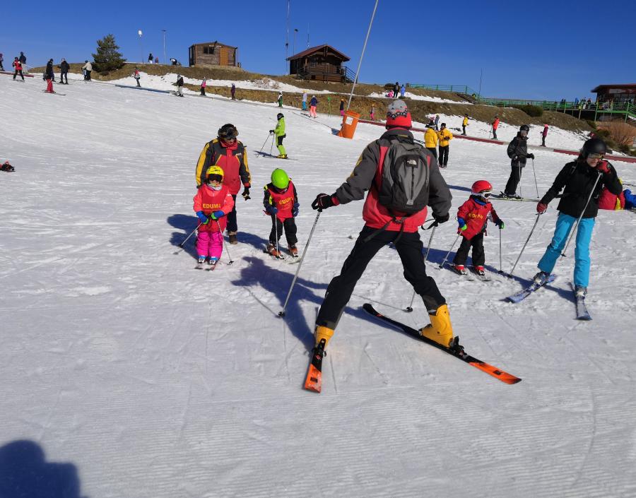 clases de esqui niños Pinilla Valdesqui