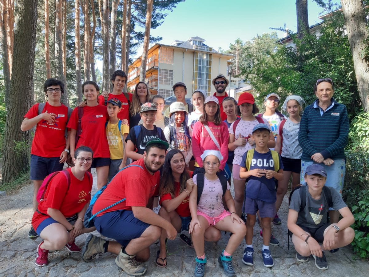 Grupo campamento de verano Madrid, Guadarrama 2019
