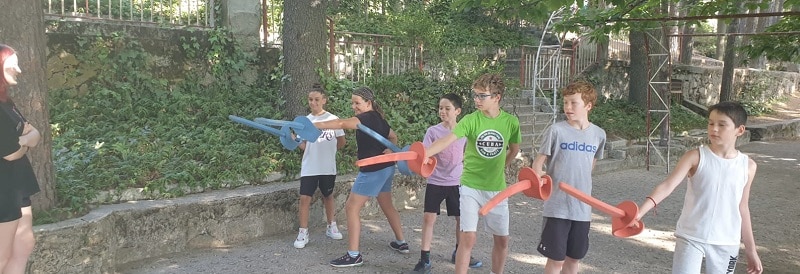 Iniciacion a la esgrima campamento de verano en Madrid