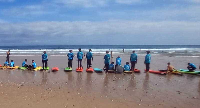 Surf campamento multiaventura Asturias 1ª julio 2023