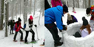 Excursiones escolares a la nieve 2024 - Raquetas e iglu
