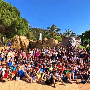 Campamento de playa en Alicante. julio 2024